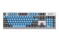 Keycaps, 104 PBT Keys Keycaps Tastiera Meccanica Double Backlit Word Colore Trasparente ANSI Layout Keyset per Cherry MX (Vendi Solo i keycap)
