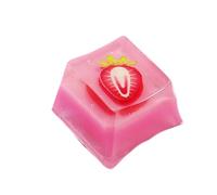 Keycaps della frutta della gelatina della fragola Supporto dell'albero incrociato con i keycaps della resina di Backlits per le tastiere meccaniche Keycap della resina