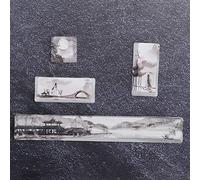 Keycaps fai-da-te, PTB PC Gaming Tastiera meccanica Spazio Keycap ESC Keycap Inserisci Keycap Numpad Enter Keycap, Tastiere universali per computer Paesaggio Pittura(PTB)