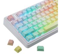 Keycaps PBT 131 tasti Double Shot Macaron Keycap, Shine Through Side Printed Keycap, Cherry Profile Dye Sublimazione Custom Keycap per Cherry MX Switch tastiere meccaniche