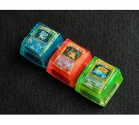 Keycaps Pokemon - Keycaps luminosi - Charizard - Blastoise - Venusaur - Set Base