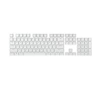 Keycaps Pro PBT Double Shot Arctic White (compatibile con la riga inferiore standard e voce ciliegia)