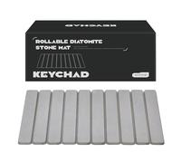 KEYCHAD Tappetino da bagno pieghevole in pietra, terra di diatomee, antiscivolo, grande capacità di assorbimento, asciugatura rapida, tappetino naturale per doccia, per bagno, casa e camera da letto,