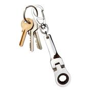 Keychain a ratchet chiave - anello portatile, strumento hardware compatto | Accessorio mini meccanico multifunzionale, per la costruzione di manutenzione per la riparazione del garage in officina per