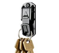 Keychain - Carabiner Clip Hook For Outdoor Gear Camping | Compact 2.4 Inch Size, Multi-Use Attachment, Clips To Belts Bags Packs, For Hiking Climbing Skiing Survival