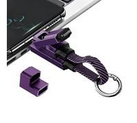Keychain Charging-Cable - 4 In 1 Fast Charging-Cord With Digital Power Display, Portable 65W Multi-Device Charger, Compact Everyday Tech Accessory | Home Use During Convenient Device Charging