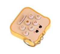 Keychain Charm, Fidget Toy, Glowing Whack-A-Mole Stress Accessory for Adults and Kids, Portable Relaxation Gift Bags, Birthdays, Home Use, Play Activities 2.44x2.44x0.91inch