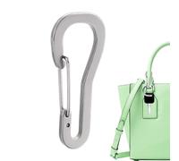 Keychain Clips - Spring Loaded Carabiner Hook, Portable Screw Lock Key Ring Clip for Backpack Fishing Camping Hiking Travel | Heavy Duty Metal Key Holder Accessory for Outdoor Gear Utility Use