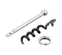 Keychain Corkscrews - Non-Slip Alloy Manual Pocket Bottle Opener, Portable Frosted Opener for Home, Kitchen, Restaurant, Mini Corkscrew Travel Picnics