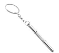 Keychain Eyeglass Screwdriver - 3 in 1 Miini Tool For Eyewear, Watch, And Electronics Repair | Portable Alloy Steel Screwdriver Kit With Flat, Phillips, Star Heads | Compact Keyring Repair Tool
