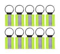 Keychain In Nylon - Tornari Di Sicurezza Riflettente | Tag Luminosi | Accessori Di Visibilità Eleganti Per Saccheggio Per La Scuola Camminata All'aperto O Ciclismo | Tag Riflettore Dello Zaino Per Bam