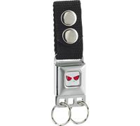 Keychain - Invader Gir Red Eyes Face Close-Up Full Color Gray ACC NUOVO