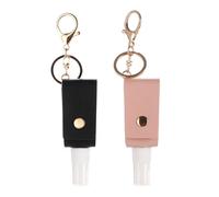 Keychain per disinfettante per le mani da 2 pezzi, supporto per disinfettante per le mani da 30 ml con supporto portatile multiuso clip per toilette