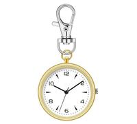Keychain Pocket Watch - rotondo portatile sull' per uomini donne, da viaggio unisex | Zaino tranquillo all'aperto, lavoro, scuola, uso quotidiano, cronometraggio affidabil