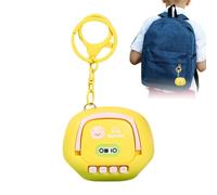 Keychain Recorder - Portachiavi Voice Recorder | Cartoon Design Audio Keychains | Portable Secret Recorders Cartoon Design Recording Toy | Segreto Recorders for Spying Listening Meeting Lettura