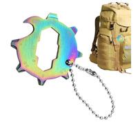 Keychain Screwdriver,Multifunctional Ergonomic Lightweight,Carabiner Bottle Opener | for D aily Camping Hiking Outdoor Adventures Traveling Commuting Mountaineering Urban Exploration Backpacking