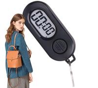 Keychain, Sport Digital Stopwatches Keychain, LCD Screen Countdown Timer, Lightweight Compact Size, Ideal for Playground, School, Classroom, Training Use
