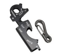 Keychain Tools & Gadgets, 8-in-1 Stainless Steel Screwdriver, Portable Multifunction Tool for Camping, Hiking, Travel & Outdoor Activities, Rustproof