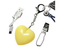 Keychain With Light - Safe Ricaricabile portatile Keyring | Ricaricabile Portachiavi Flashlight | Soft Nightlight Kids Teens Decor | For Family Children Home Travel Bags Keys Outdoor Camping Hiking