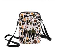 KEYCHIN Borsa a tracolla con famiglia dei vampiri Mikaelson, idea regalo per i fan del cinema Klaus ed Elijah, borsa a tracolla ispirata ai vampiri, Vampiri Cb, Moda
