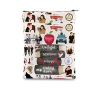KEYCHIN Edward e Belle - Custodia per libri con vampiro, idea regalo per fan di Edward e Belle, protezione per libri vampiri, regalo per amanti dei libri (Edward-BS)