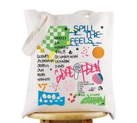 KEYCHIN Korean Pop 17 Group Tote Bag Korean Pop Amante Regali Musica Album Ispirato Borsa a tracolla Pop coreano 17 Band Merchandise, Diciassette Tb