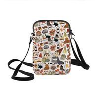 KEYCHIN OTGW Wirt Borsa a tracolla Frog & Beatrice Regali OTGW The Beast & Pumpkin Borsa a tracolla Pottsfield Harvest Festival Merch, Otgw Cb, Moda