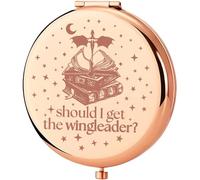 KEYCHIN Specchietto tascabile per 4° ala Dragon Rider Gifts Should I Get The Wing Leader Compact Mirror 4th Wing Merchandise (wingleader-RG)