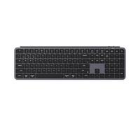 Keychron B6 Pro Tastiera wireless ultrasottile, QMK a grandezza naturale con tastierino numerico, 2,4 GHz/Bluetooth 5.2/USB, batteria a lunga durata, compatibile con Mac Windows Linux - Grigio