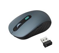 Keychron BM25 Silent Wireless Mouse, Mouse ergonomico ricaricabile con Tri-Mode, 2.4G/Bluetooth 5.2/Wired, 1000Hz Polling Rate, DPI regolabile, programmabile per Mac, Windows, Linux - Space Gray