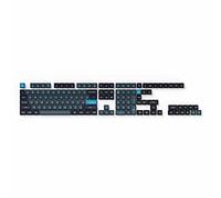 Keychron Copritasti Tasti per Tastiera Double Shot KSA PBT Keycaps, Dark Gray and Grayish Blue Full Set
