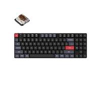 Keychron K13 Pro QMK/VIA Tastiera meccanica personalizzata ultra-sottile senza fili con retroilluminazione bianca Interruttore marrone Gateron