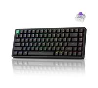 Keychron K2 HE - Tastiera da gioco wireless con effetto Hall al 75%, attivazione rapida, connessione Bluetooth 5.2 da 2,4 GHz, interruttori magnetici, hot-swap, retroilluminazione RGB, copritasti PBT