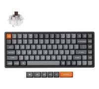 Keychron K2 Max black/grau DE-Layout Super Brown Aluminiumrahmen K2M-J3-DE