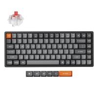 Keychron K2 Max black/grau DE-Layout Super Red Aluminiumrahmen QWERTZ K2M-J1-DE