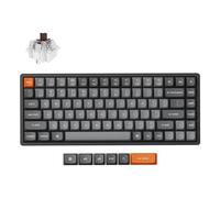 Keychron K2 Max tastiera Universale USB + RF Wireless + Bluetooth QWERTY Nordic Nero, Grigio (Keychron K2 MAX Wireless Tri-Mode Hot)