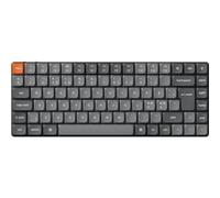 Keychron K3 Max QMK/via Tastiera meccanica senza fili, 75% Layout programmabile, RGB LED, Gateron Red Switch Hot-Swap, Telaio in alluminio Bluetooth/USB-C Tastiera da gioco cablata per Mac Windows
