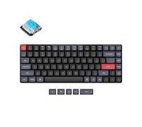 Keychron K3 Pro Ultra-Slim QMK/VIA Wireless Tastiera meccanica personalizzata, Macro programmabile 75% Layout RGB con basso profilo Gateron G Pro Brown Switch PBT keycap per Mac Windows Linux