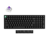 Keychron K4 HE - Tastiera wireless RGB ad effetto Hall al 96%, interruttore magnetico Gateron, modalità analogica e trigger rapido, QMK/VIA, 2,4 GHz/BT5.2/USB-C, multitasker per Mac/Windows/Linux