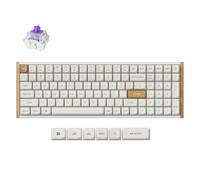 Keychron K4 HE - Tastiera wireless RGB ad effetto Hall al 96%, interruttore magnetico Gateron, modalità analogica e trigger rapido, QMK/VIA, 2,4 GHz/BT5.2/USB-C, multitasker per Mac/Windows/Linux