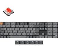 Keychron K5 Max Tastiera Meccanica Wireless - Layout Italiano QWERTY, Tripla Connessione (Bluetooth/2.4GHz/USB-C), Hot-Swappable, Compatibile con Mac/Windows/Linux - Switch Low-Profile Gateron Red PBT