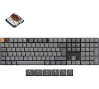 Keychron K5 Max Tastiera Meccanica Wireless - Layout Italiano QWERTY, Tripla Connessione (Bluetooth/2.4GHz/USB-C), Hot-Swappable, Compatibile con Mac/Windows/Linux - Switch Low-Profile Gateron Brown
