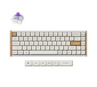 Keychron K6 HE Special Edition White - Tastiera Wireless Magnetica 65% ISO-IT con Switch Gateron Double-Rail, Rapid Trigger, Keycaps PBT, RGB, QMK e Bluetooth 5.2 Bianca [Immagine ANSI]
