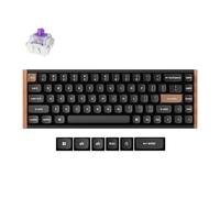 Keychron K6 HE Tastiera meccanica ANSI con innesco rapido, QMK Tastiera da gioco wireless Bluetooth con interruttore magnetico Gateron Hot-Swap a doppia guida, retroilluminazione RGB per Mac Windows