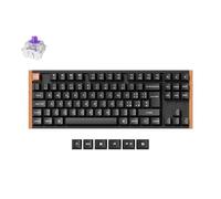 Keychron K8 HE Special Edition Black - Tastiera Wireless 80% ISO-IT con Switch Gateron Magnetica Double-Rail, Rapid Trigger, Keycaps PBT, RGB, QMK e Bluetooth 5.2 Nera
