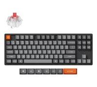 Keychron K8 Max black/grau DE-Layout Super Red Aluminiumrahmen QWERTZ K8M-J1-DE