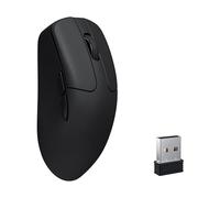 Keychron M2 8000 Hz Wireless Bluetooth 5.3/2.4 GHz/Wired Connection Gaming Mouse, Corpo Leggero Programmabile PixArt 3950 Sensor (30K DPI / 750 IPS) per Windows Mac Linux - Nero