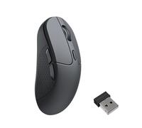Keychron M3 Mouse da gioco ottico wireless, sensore PixArt Paw 3950, 30000 dpi 2.4 GHz/Bluetooth 5.3, retroilluminazione a LED RGB, 79 g pulsante macro programmabile leggero per Windows PC/Mac - Nero
