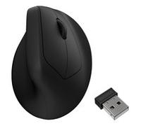 Mouse verticale wireless Keychron M5 30000 DPI PixArt 3950 nero con scorrimento laterale