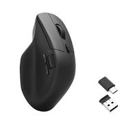 Keychron M6 mouse Mano destra RF Wireless + Bluetooth + USB Type-C Ottico 26000 DPI (M6-A1 ULT SILENT WIRELESS MOUSE BK)